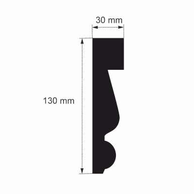 50 Meter Fassadenprofile L-2